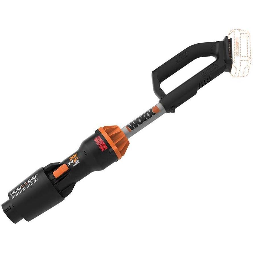 imageWORX Nitro WG543 20V Cordless Leaf Blower Electric Blower with 410CFM ampamp 130MPH Blowers for Lawn Care with 38 Lbs Battery ampamp Charger Included410CFM 20V BlowerTool Only