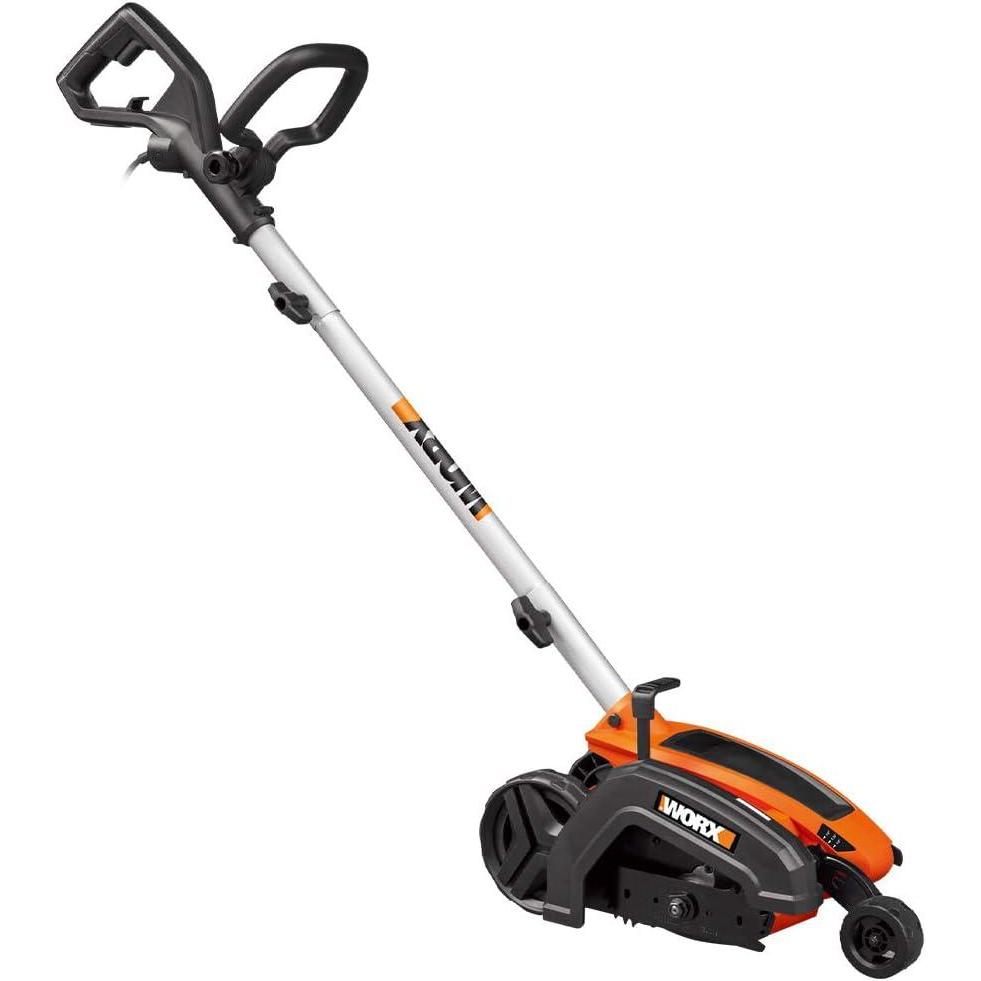 imageWORX WG896 12 Amp 75 Inch Corded Electric Lawn Edger ampamp Trencher Orange and Black