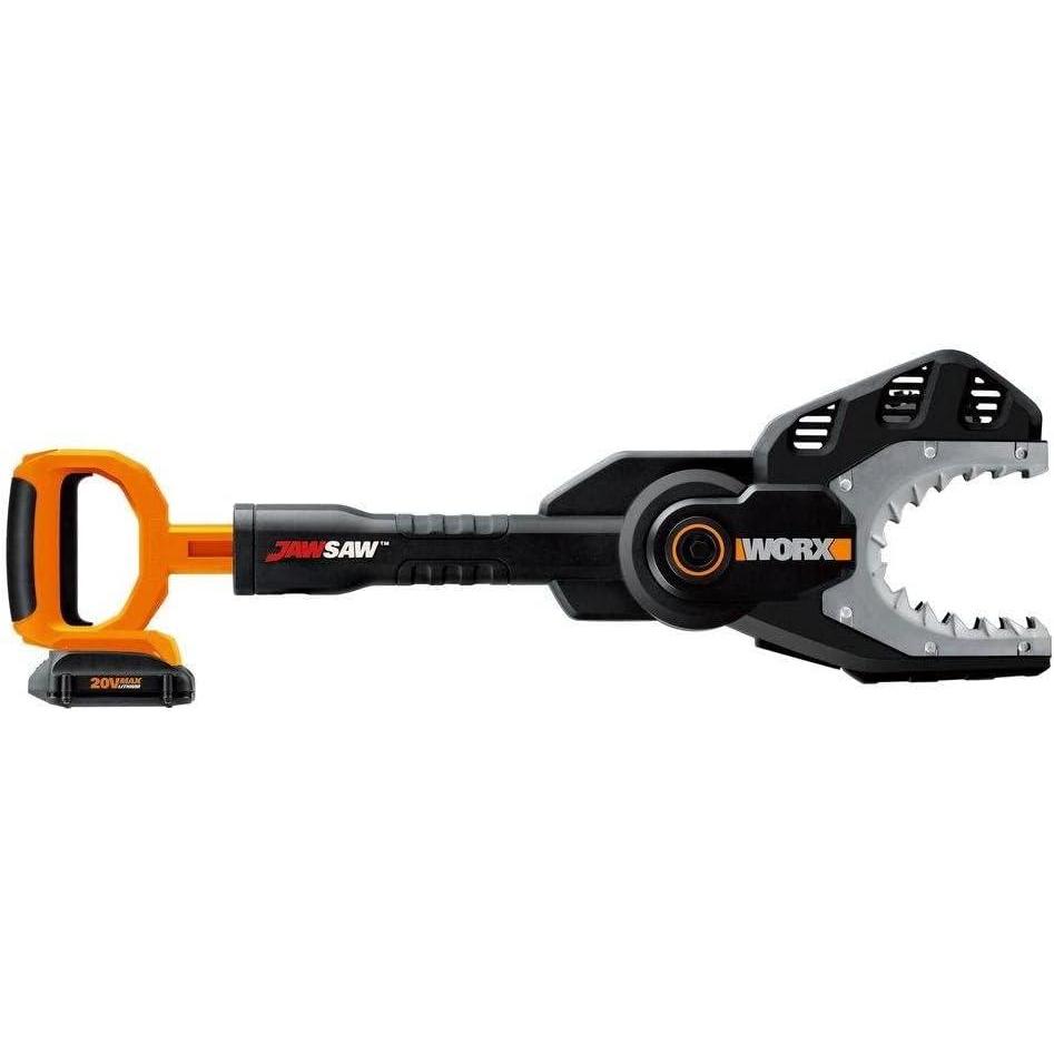 imageWorx 20V JawSaw Cordless Chainsaw Power Share WG320 Battery ampamp Charger Included