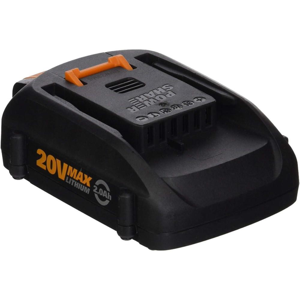 imageWorx WA3575 20V PowerShare 20 Ah Replacement Battery Orange and BlackPower Share 20V 20Ah