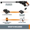WORX 40V Power Share Hydroshot 2X20V Portable Power Cleaner (Batteries & Charger Included) – WG644 Black/Orange(Hydroshot 40V (Batteries & Charger Included))