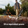 WORX Cordless Leaf Blower, 40V Electric Blower with 780CFM & 190MPH, Brushless Lawn Blower with Gas-Like Power & 57dB, 2 Batteries & Charger Included, WG582