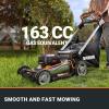 WORX Nitro 40V 16″ Cordless Lawn Mower w/Brushless Motor 2.0 & Intellicut, 2-in-1 Electric Mower w/Mulch Blade, Lightweight Push Lawn Mower for 1/4 Acre WG737 – Batteries & Charger Included(21″ 40V Mower w/(2) 5.0Ah Batteries)
