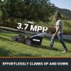 WORX Nitro 40V 16″ Cordless Lawn Mower w/Brushless Motor 2.0 & Intellicut, 2-in-1 Electric Mower w/Mulch Blade, Lightweight Push Lawn Mower for 1/4 Acre WG737 – Batteries & Charger Included(21″ 40V Mower w/(2) 5.0Ah Batteries)