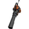 WORX Trivac 3-in-1 Electric Leaf Blower for Lawn Care, Leaf Mulcher/Leaf Vacuum with Bag, 350 CFM & 210 MPH, Leaf Shredder with Metal Impeller, Reusable Bag Included, Corded, WG505.2(600CFM Blower/Vac/Mulcher)