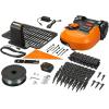 WORX WA0810 Landroid Garage with Flip up Cover, Gray(Mows up to 1/4 Acre)