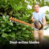 WORX WG261.9 22″ 20V Cordless Hedge Trimmer, Battery & Charger Not Included(22″ 20V Hedge Trimmer w/(1)2.0Ah Battery)