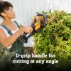 WORX WG261.9 22″ 20V Cordless Hedge Trimmer, Battery & Charger Not Included(22″ 20V Hedge Trimmer w/(1)2.0Ah Battery)