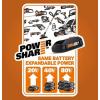WORX WG547.9 20V Cordless Leaf Blower, Electric Blower with Turbine Fan, Blowers for Lawn Care with 2 Speed Control, Battery & Charger Not Included(360CFM 20V Blower w/(2)2.0 Ah Batteries)