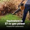 WORX WG547.9 20V Cordless Leaf Blower, Electric Blower with Turbine Fan, Blowers for Lawn Care with 2 Speed Control, Battery & Charger Not Included(530CFM 40V Blower/Tool Only)