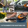WORX WG583 40V Cordless Leaf Blower, 3 in 1 Blowers for Lawn Care with Vacuum & Mulcher, Electric Blower with Brushless Motor & 2 Speed Control, 2 Batteries & Charger Included(120MPH 20V Blower w/(1)2.0 Ah Battery)