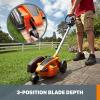 WORX WG896 12 Amp 7.5 Inch Corded Electric Lawn Edger & Trencher, Orange and Black