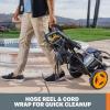 Worx 13 Amp Electric Pressure Washer 2200 PSI with Rolling Cart and 4 Nozzles -WG607(Pressure Washer)