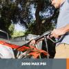 Worx 13 Amp Electric Pressure Washer Max 1870 PSI Max 1.4 GPM WG602(Pressure Washer 2090 PSI)