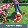 Worx GT Revolution 20V 12″ String Trimmer Grass Trimmer/Edger/Mini-Mower, WG170.9(10″ Trimmer w/2.0 Ah Battery)
