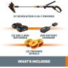 Worx GT Revolution 20V 12″ String Trimmer Grass Trimmer/Edger/Mini-Mower, WG170.9(12″ Trimmer w/2.0 Ah Battery)