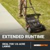 Worx Nitro 40V Cordless 14″ Lawn Dethatcher w/ Brushless Motor, 2-in-1 Dethatcher and Scarifier Removes Deep Thatch, Dethatcher Cordless Tool to Improve Grass Health – 2 Batteries & Charger Included