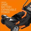 Worx Nitro 80V Cordless Lawn Mower, Electric Mower with Brushless Motor, 3-in-1 Self-Propelled Lawn Mower WG761-4 Batteries & Basecamp Charger Included(17″ 40V Mower + 12″ 20V Trimmer Combo)