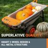 Worx WA0228 Aerocart Wheelbarrow Wagon Kit(8-in-1 Aerocart Wheelbarrow)