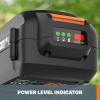 Worx WA3575 20V PowerShare 2.0 Ah Replacement Battery, Orange and Black(Power Share 20V 4.0Ah)
