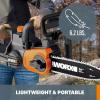 Worx WG322 20V Power Share 10″ Cordless Chainsaw with Auto-Tension(10″ Bare Tool Cordless Chainsaw)