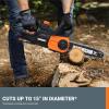 Worx WG322 20V Power Share 10″ Cordless Chainsaw with Auto-Tension(10″ Cordless Chainsaw)