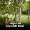 Worx WG323 20V Power Share 10″ Cordless Pole/Chain Saw with Auto-Tension (Battery & Charger Included)(10” Corded Pole Saw)