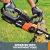 Worx WG323 20V Power Share 10″ Cordless Pole/Chain Saw with Auto-Tension (Battery & Charger Included)(20V Cordless Pole/Chain Saw)