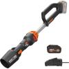 WORX Nitro WG543 20V Cordless Leaf Blower, Electric Blower with 410CFM & 130MPH, Blowers for Lawn Care with 3.8 Lbs, Battery & Charger Included(410CFM 20V Blower w/(1)4.0 Ah Battery)