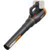 WORX WG547.9 20V Cordless Leaf Blower, Electric Blower with Turbine Fan, Blowers for Lawn Care with 2 Speed Control, Battery & Charger Not Included(530CFM 40V Blower/Tool Only)