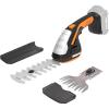 WORX WG801 20V 2 in 1 Cordless Hedge Trimmer, 4″ Grass Shear & 8″ Shrub Trimmer with 2 Blades, Battery & Charger Included(8″ 20V Shrubber Trimmer/Tool Only)