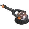 Worx Hydroshot Adjustable Outdoor Power Scrubber, Quick Snap Connection – WA1821 (Hard Bristles)
