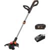 Worx Nitro 20V 13″ Cordless String Trimmer with Brushless Motor, 3-in-1 Grass Trimmer Edger Mini-Mower, Lightweight Weed Trimmer COMMAND FEED Instant Line Advancement WG173– Battery & Charger Included