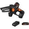 Worx Nitro 20V 5″ Cordless Brushless Chainsaw 2.0 Ah Battery and Charger Included WG325(Battery & Charger Included)