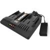 Worx WA3875 20V Li-ion Dual Port 2 Hour Charger(2-Hr. Dual Charger)