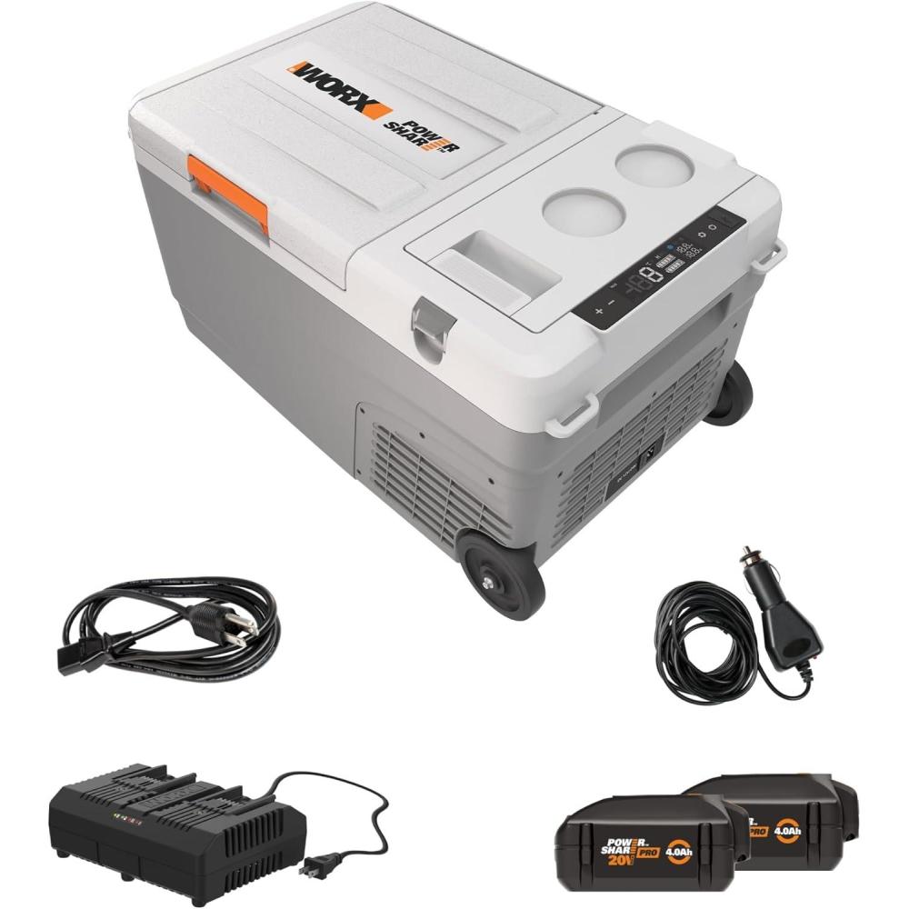 imageWORX Electric ampamp Battery Powered Cooler with Power Share40V Electric  Cordless Cooler