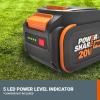 WORX Battery 20V 5.0 Ah PowerShare Pro Lithium-ion Battery, WA3675
