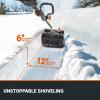 WORX Nitro 40V 12” Electric Snow Shovel, 4-Car Driveway Cordless Snow Thrower, 2 Speeds Brushless Motor, Adjustable Front Handle, 4.0 Ah Battery and Charger Included, WG460