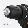 Worx 20V Cordless Drill Driver, 84pc Accessory Kit, Variable 2-Speed, 265 In-Lbs Torque, 20+1 Clutch, Lightweight, Compact, 3/8-Inch Keyless Chuck – Battery & Charger Included(3/8″ Cordless Drill & Driver (Battery & Charger Included))