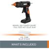Worx 20V Power Share Full-Size Hot Glue Gun WX045L.9- (Tool Only)(20V Glue Gun (Tool Only))
