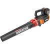 Worx 40V Turbine Leaf Blower Cordless with Battery and Charger, Brushless Motor Blowers for Lawn Care, Compact and Lightweight Cordless Leaf Blower WG584 – 2 Batteries & Charger Included | WORX WA0138 Wall Mount Tool Holder