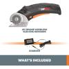 Worx WX082L 4V ZipSnip Cordless Electric Scissors, fabric scissors, rotary cutter(4V Zipsnip (1 Blade included))