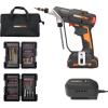 WORX Nitro 20V SwitchDriver 2.0 with 85 pc Accessory Kit, 2-in-1 Brushless Cordless Drill Driver, Drill Set Rotatable Dual 1/4″ Chucks, WX177L.2 – (Battery & Charger Included)(20V SwitchDriver Drill 2.0(Battery & Charger & Accessory Included))