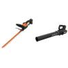 WORX WG261 20V Power Share 22-inch Cordless Hedge Trimmer, Battery and Charger Included with Power Share Cordless Turbine Blower, 2-Speed, Bare Tool Only