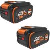 Worx 20 V Lithium-ion Battery 4.0 Ah PowerShare Pro 2 pcs WA3674.2(PowerShare Pro 2 pcs)