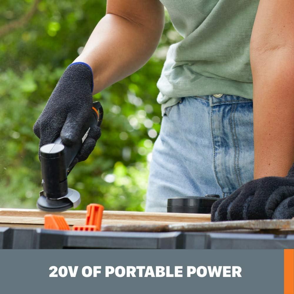 imageWorx MAKERX WX741L9 20V Angle Grinder Tool Only