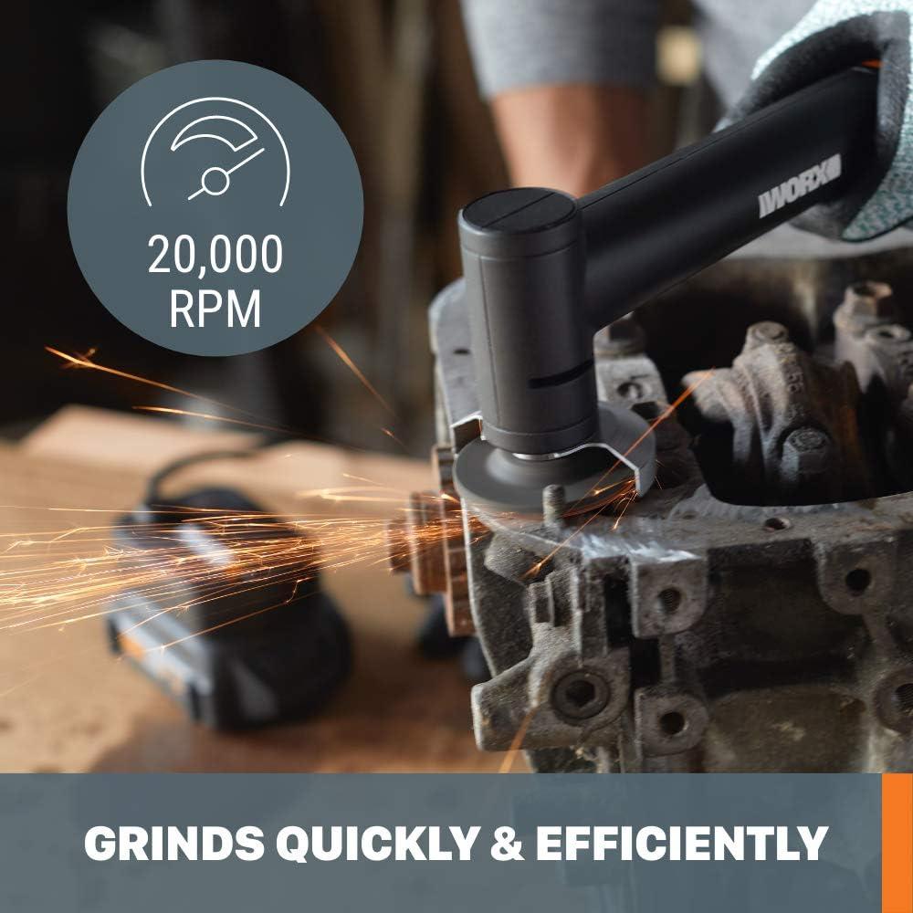 imageWorx MAKERX WX741L9 20V Angle Grinder Tool Only