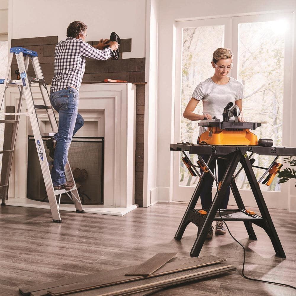 imageWorx WX572L 55 Amp BladeRunner Portable Electric Table Top Saw