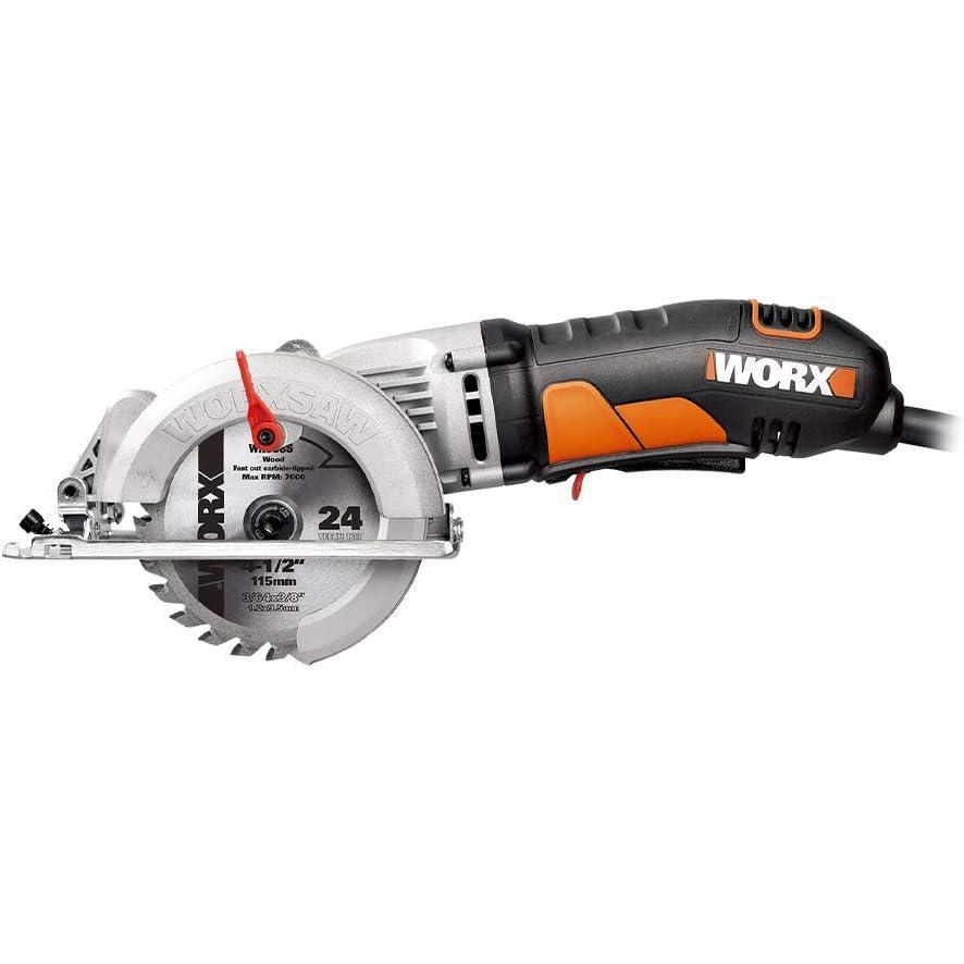 imageWorx WX429L 4 Amp WORXSAW 45quot Electric Compact Circular Saw