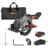 Worx WX531L 20V WORXSAW 4.5″ Cordless Compact Circular Saw